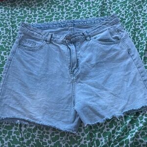 Light Blue Denim Women's Shorts